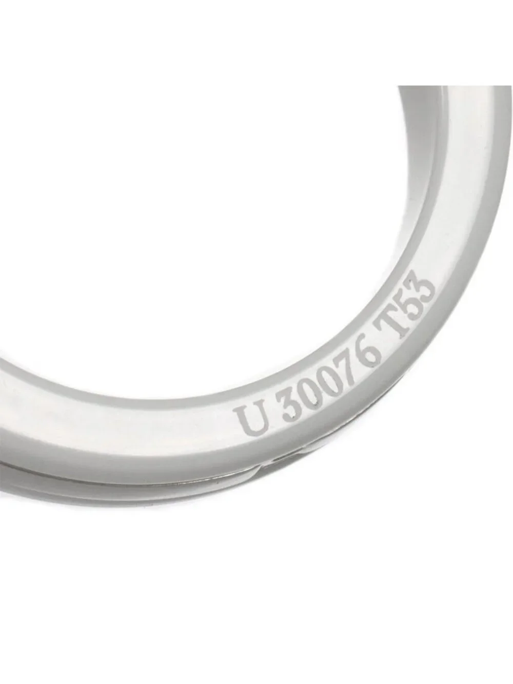 Chanel 53 Ring Diamond 18k WG White Ceramic 750 Ultra